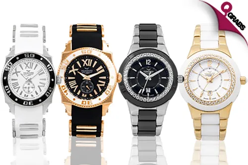 From QR549 Be Fashionably On Time with Aquaswiss Watches - Choose from 8 Snazzy Designs for Men & Women! (Up to QR5446 Value)